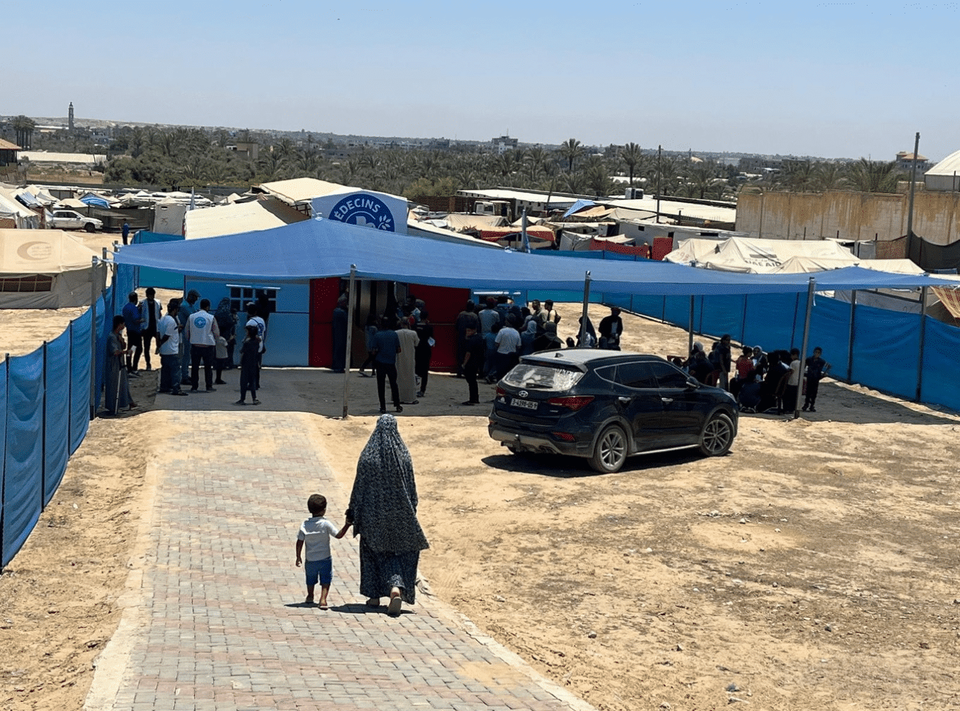 Cutting an umbilical cord oneself under fire: Médecins du Monde bears witness to the unbearable daily life of women in Gaza