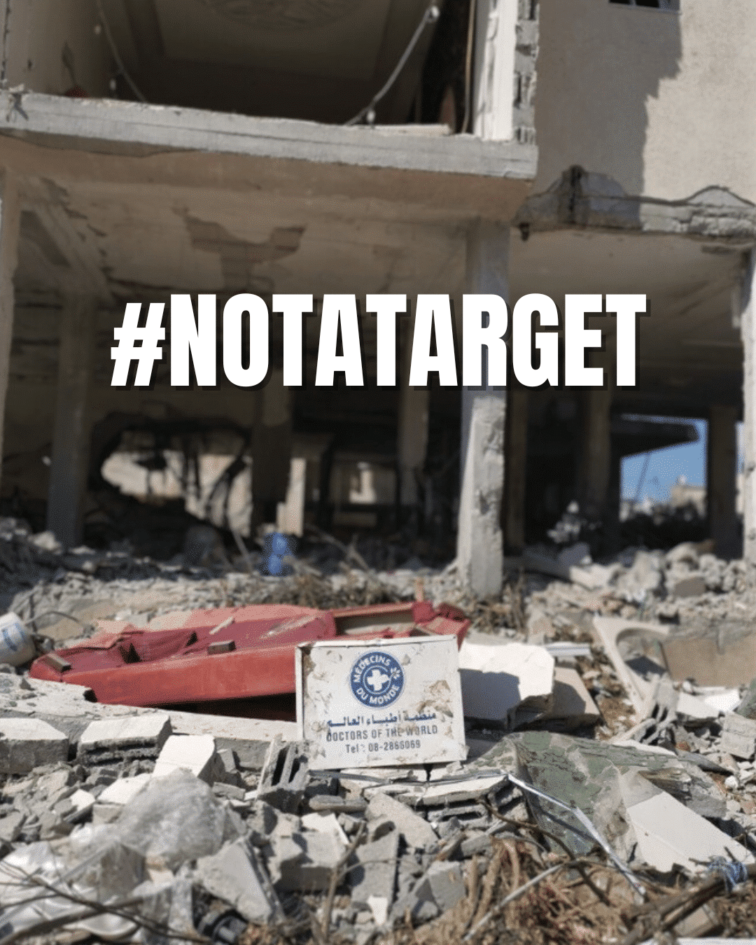 Médecins du Monde condamne la destruction de ses bureaux à Gaza
